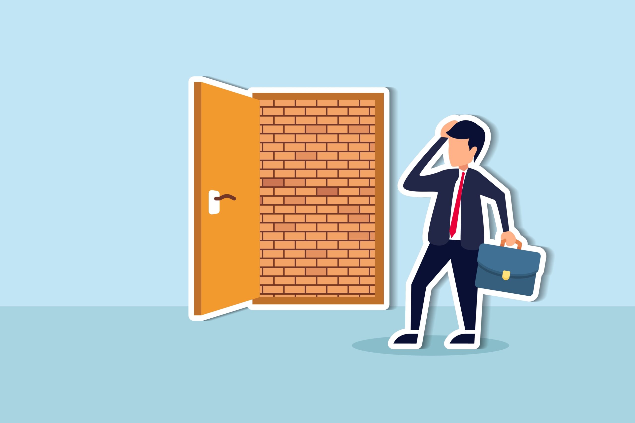 Business,Dead,End,,No,Way,To,Exit,Or,Big,Mistake