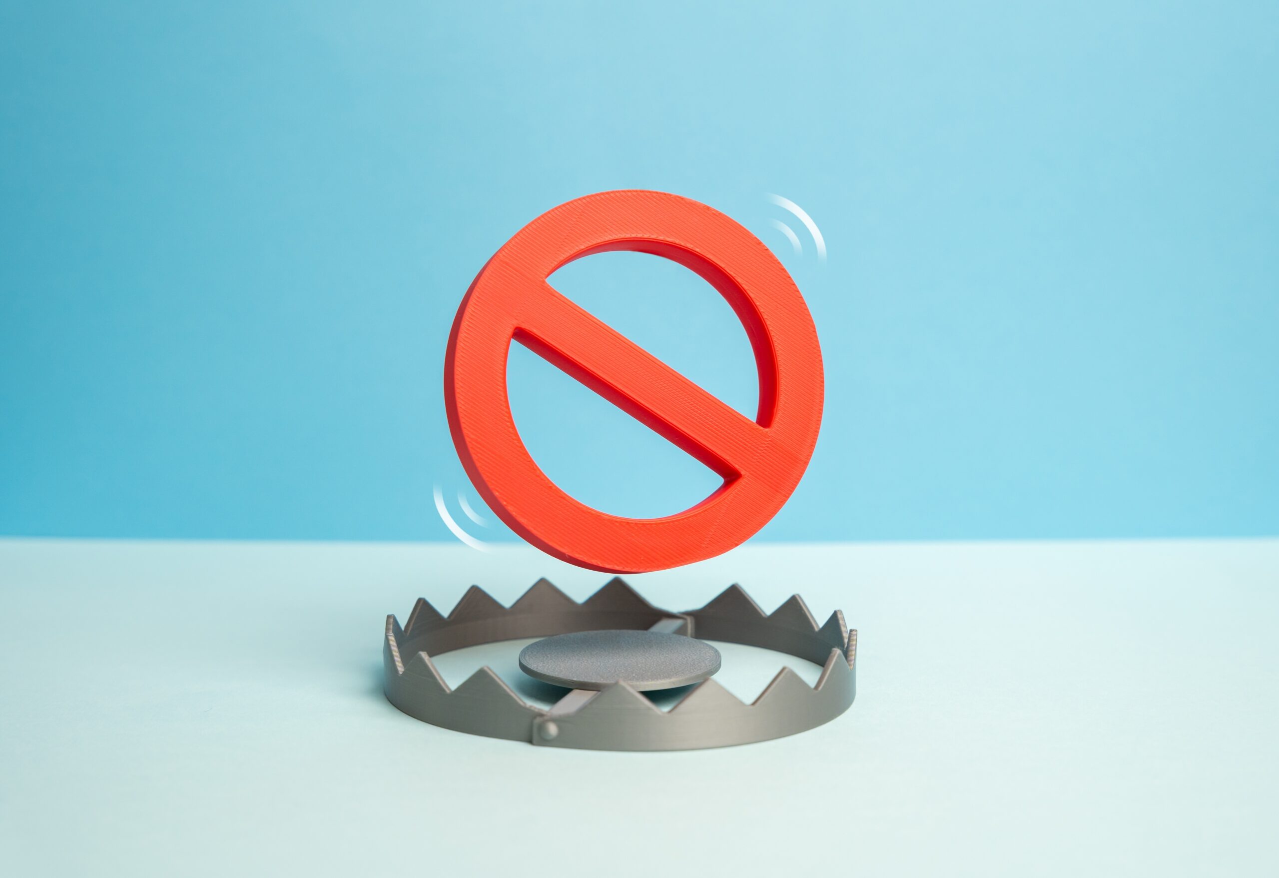 There,Is,No,Prohibition,Sign,Above,The,Trap.,Restrictions,And