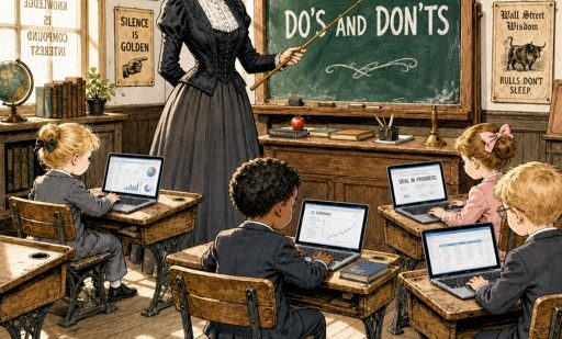In,A,Vintage,School,Setting,,Imagine,An,Old-fashioned,Classroom,Where